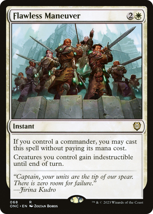 Manœuvre impeccable [Phyrexia: Tout deviendra un Commander]