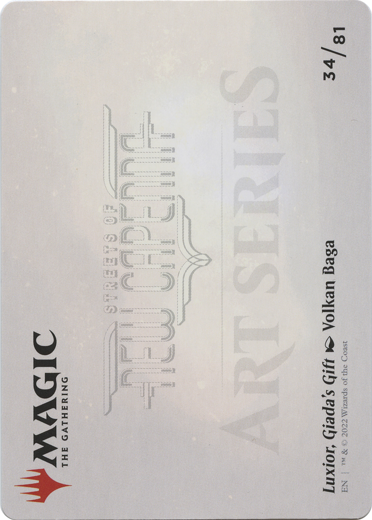 Luxior, Giada's Gift // Luxior, Giada's Gift (ASNC-034) (Borderless) [New Capenna Art Series]