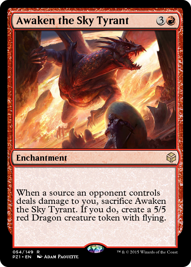 Awaken the Sky Tyrant (PZ1-054) [Legendary Cube Prize Pack]