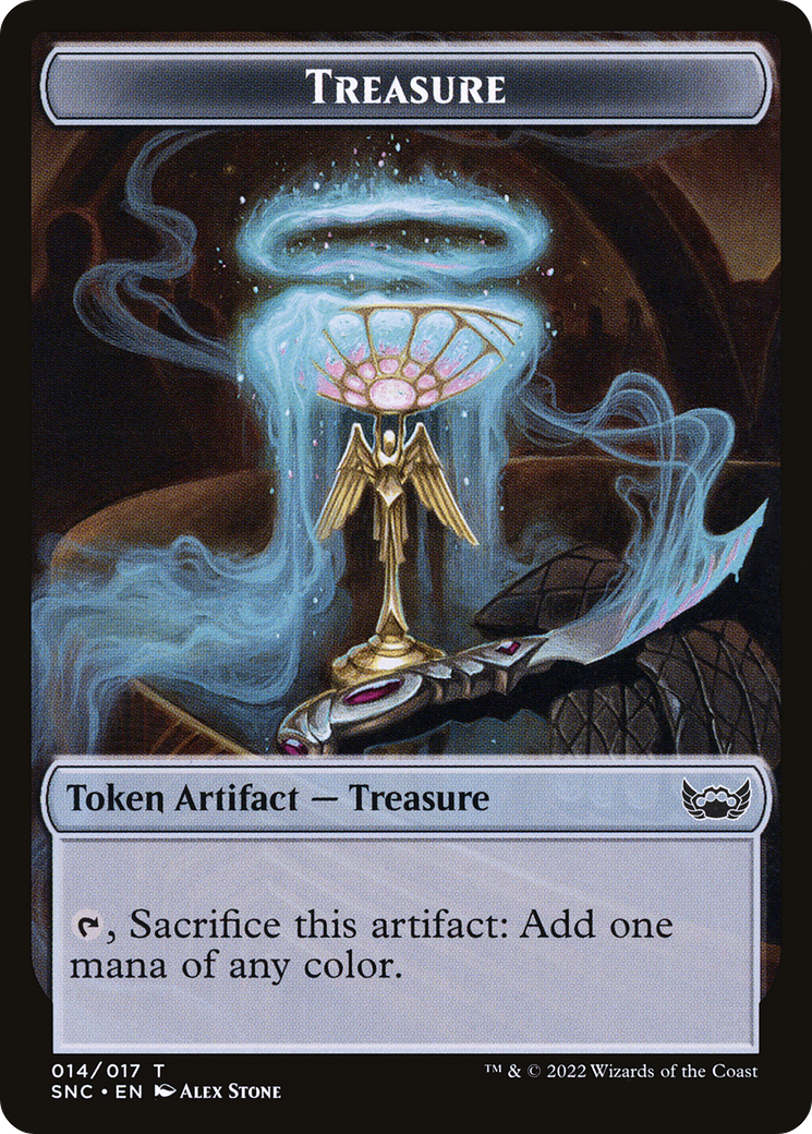 Treasure (TSNC-014) [Streets of New Capenna Tokens] Foil