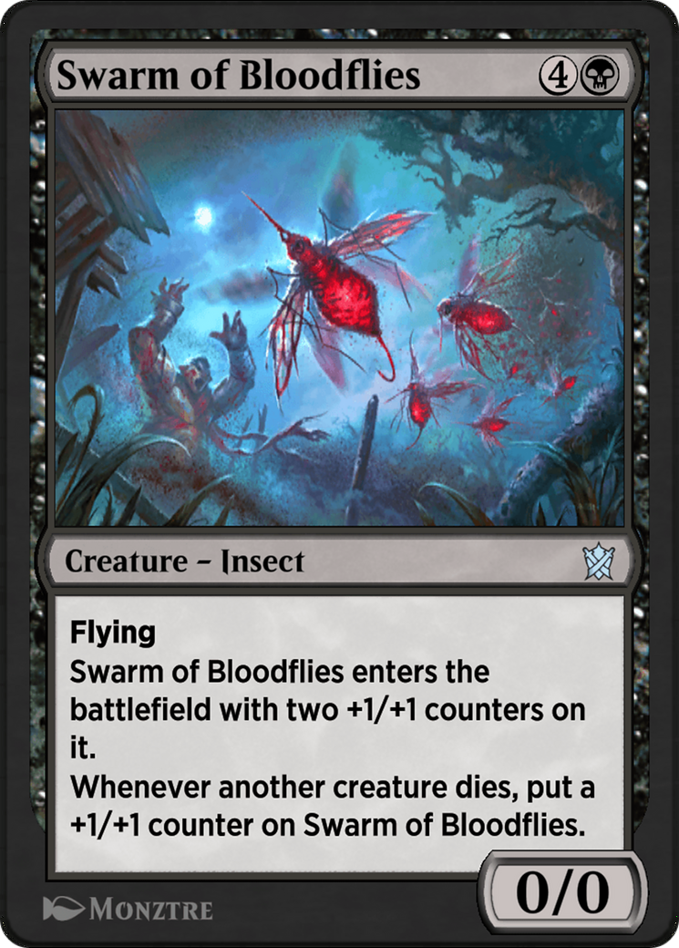 Swarm of Bloodflies (KTK-92Y) [Khans of Tarkir]