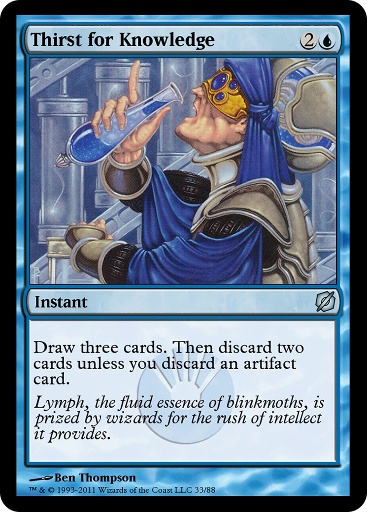 Thirst for Knowledge (TD2-033) [Duel Decks: Mirrodin Pure vs. New Phyrexia]