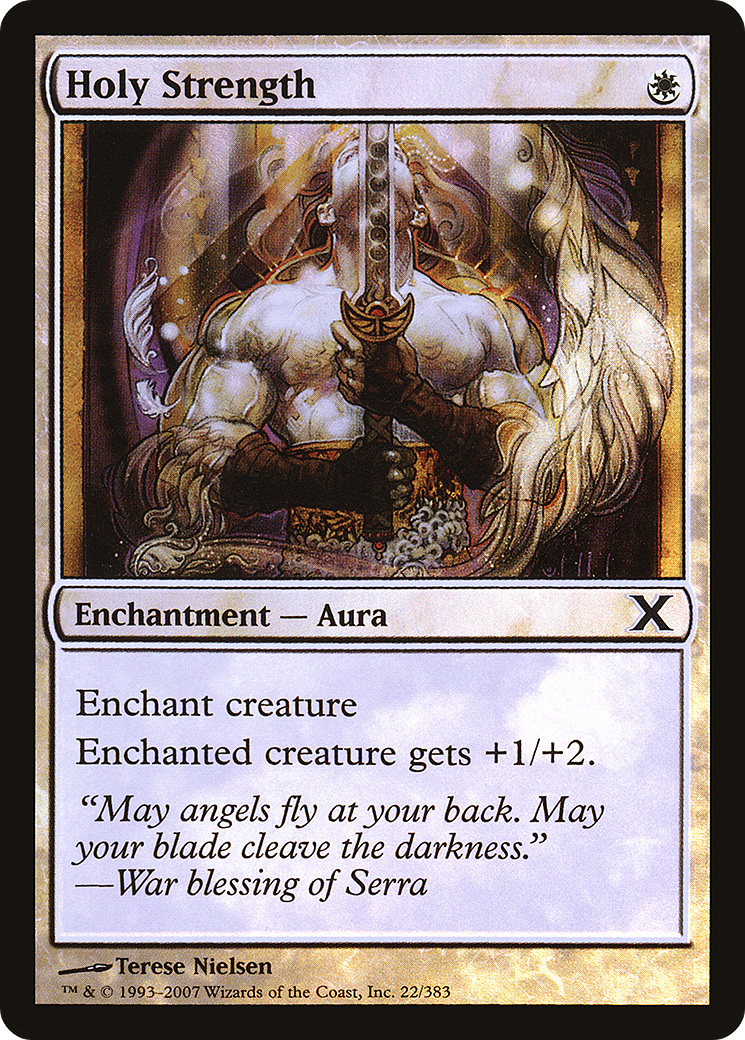 Holy Strength (10E-22★) [Tenth Edition] Foil