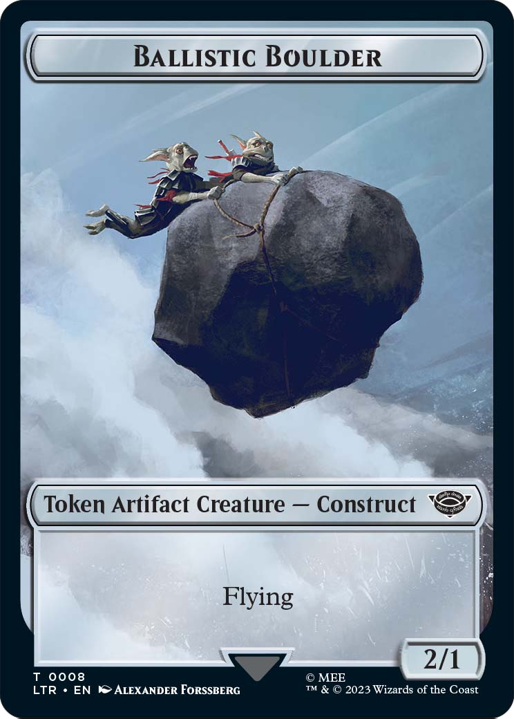 Ballistic Boulder (TLTR-008) [Tales of Middle-earth Tokens] Foil