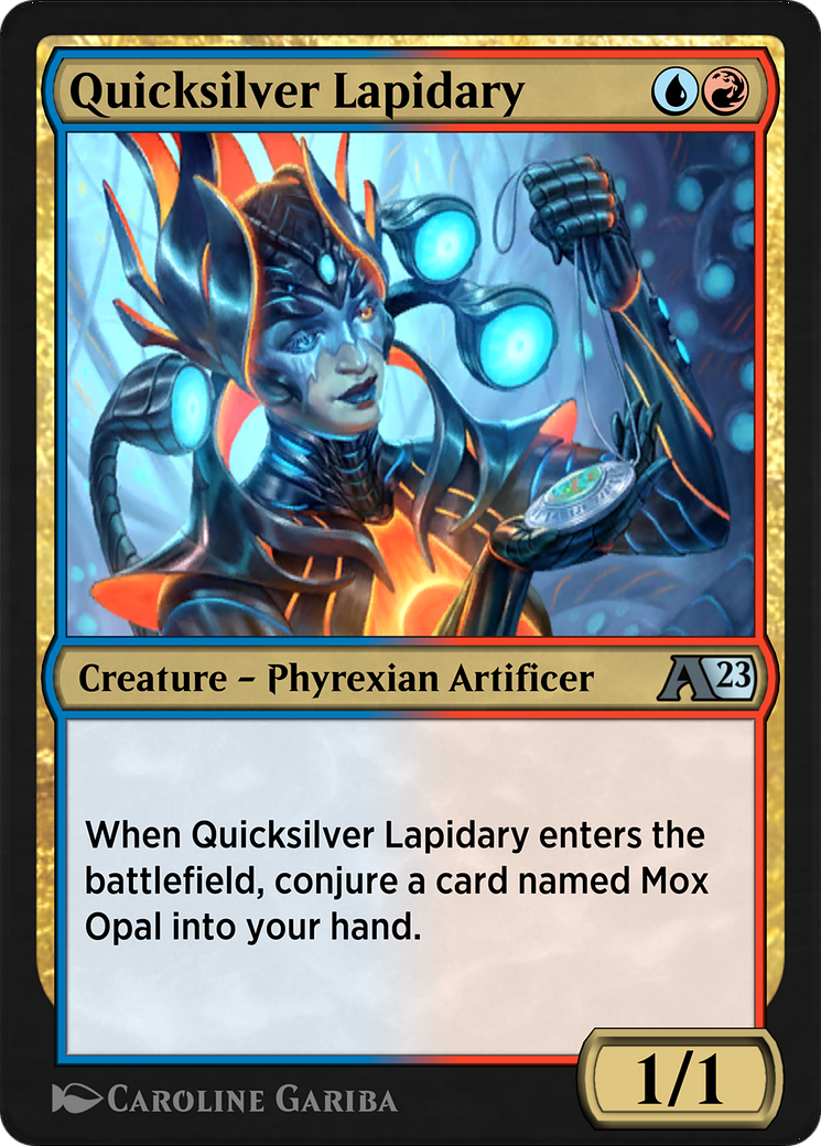 Quicksilver Lapidary (YONE-026) [Alchemy: Phyrexia]
