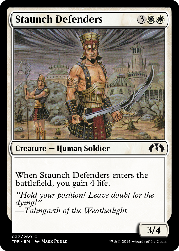Staunch Defenders (TPR-037) [Tempest Remastered] Foil