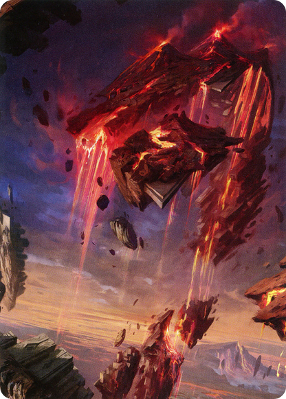 Mountain // Mountain (AZNR-017) (Borderless) [Zendikar Rising Art Series] Foil