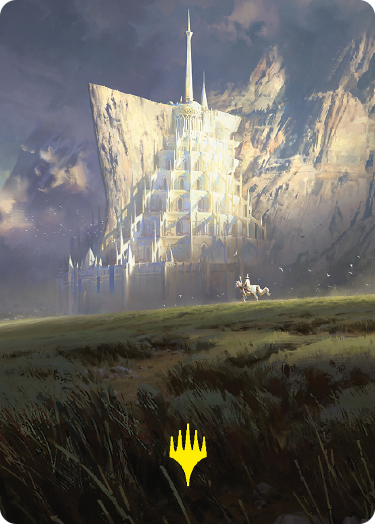 Minas Tirith // Minas Tirith (ALTR-055) (Borderless) [Tales of Middle-earth Art Series]