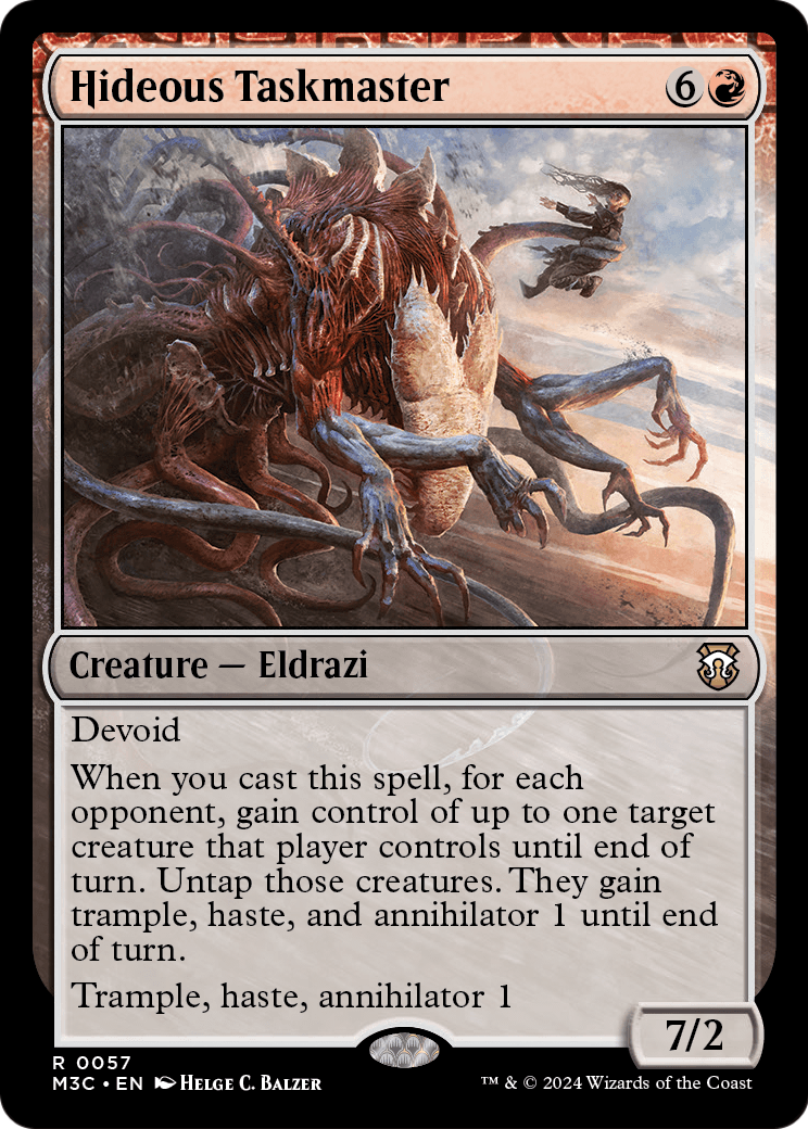 Hideous Taskmaster (M3C-057) [Modern Horizons 3 Commander]