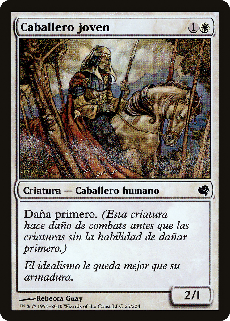 Youthful Knight (Spanish) - "Caballero joven" (PS11-025) [Salvat 2011]