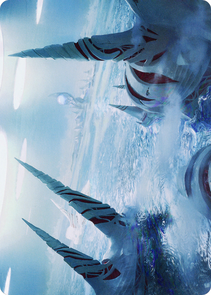 Seachrome Coast // Seachrome Coast (AONE-061) (Borderless) [Phyrexia: All Will Be One Art Series] Foil