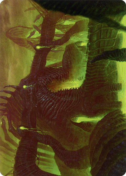 The Dross Pits // The Dross Pits (AONE-058) (Borderless) [Phyrexia: All Will Be One Art Series] Foil