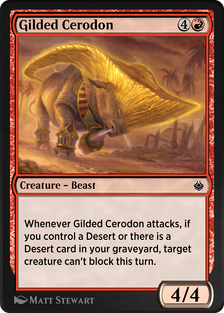 Gilded Cerodon (AKR-155) [Amonkhet Remastered]