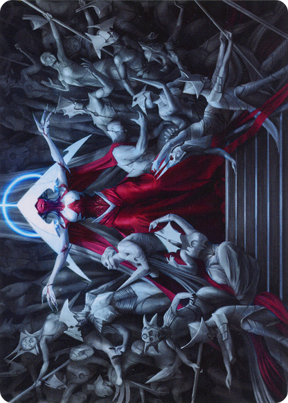 Elesh Norn, Mother of Machines // Elesh Norn, Mother of Machines (AONE-002) (Borderless) [Phyrexia: All Will Be One Art Series] Foil