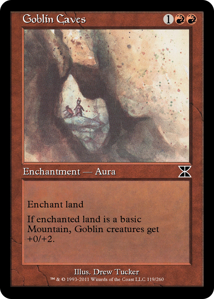 Goblin Caves (ME4-119) [Masters Edition IV] Foil