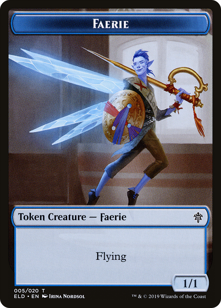 Faerie (TELD-005) [Throne of Eldraine Tokens]