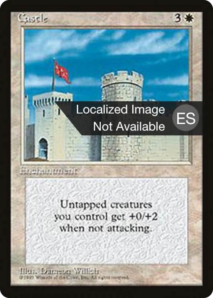 Castle (4BB-012) [Fourth Edition Foreign Black Border]
