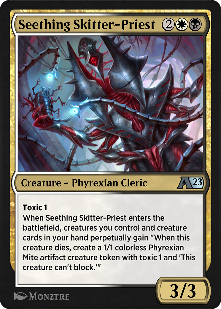 Seething Skitter-Priest (YONE-027) [Alchemy: Phyrexia]