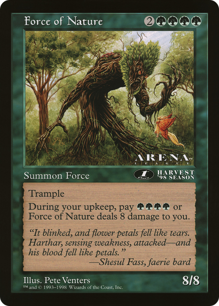 Force of Nature (OLEP-052) [Oversized League Prizes]