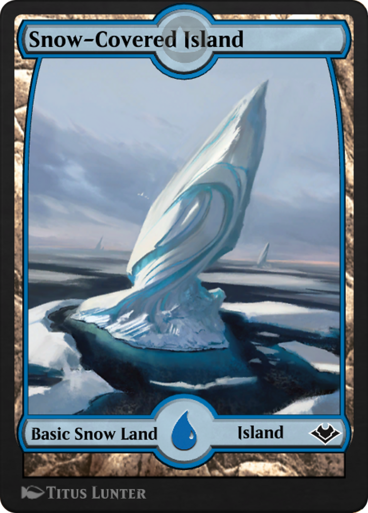 Snow-Covered Island (PANA-258) [MTG Arena Promos]