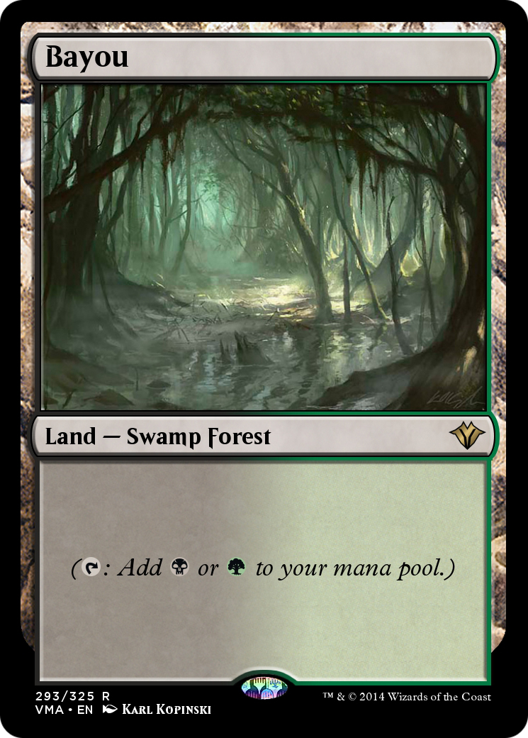 Bayou (VMA-293) [Vintage Masters] Foil