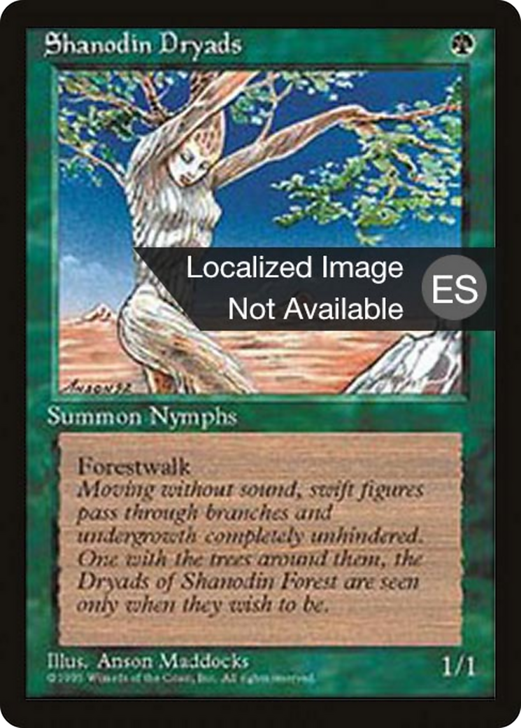 Shanodin Dryads [Fourth Edition Foreign Black Border]