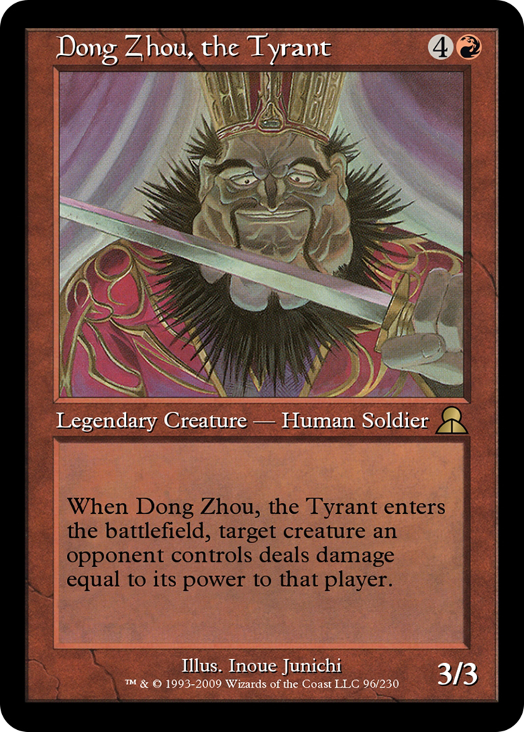 Dong Zhou, the Tyrant (ME3-096) [Masters Edition III]