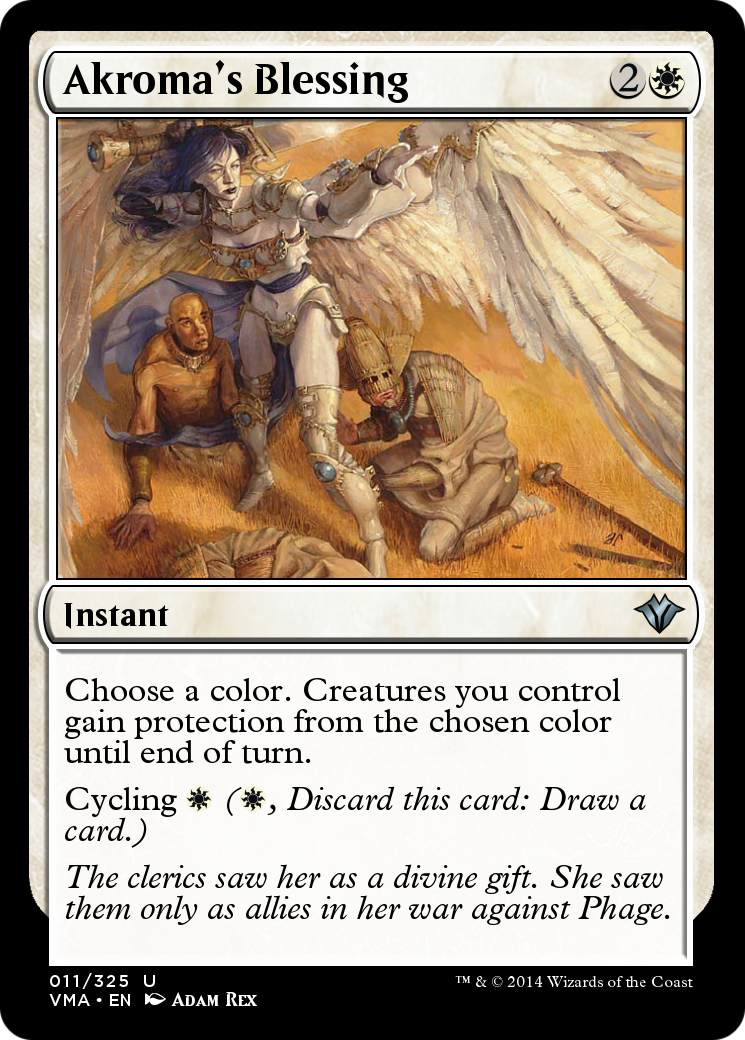 Akroma's Blessing (VMA-011) [Vintage Masters]