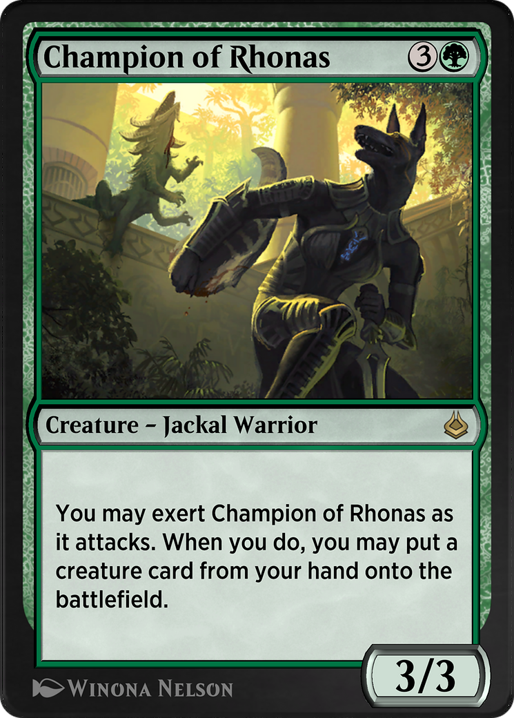 Champion of Rhonas (AKR-185) [Amonkhet Remastered]