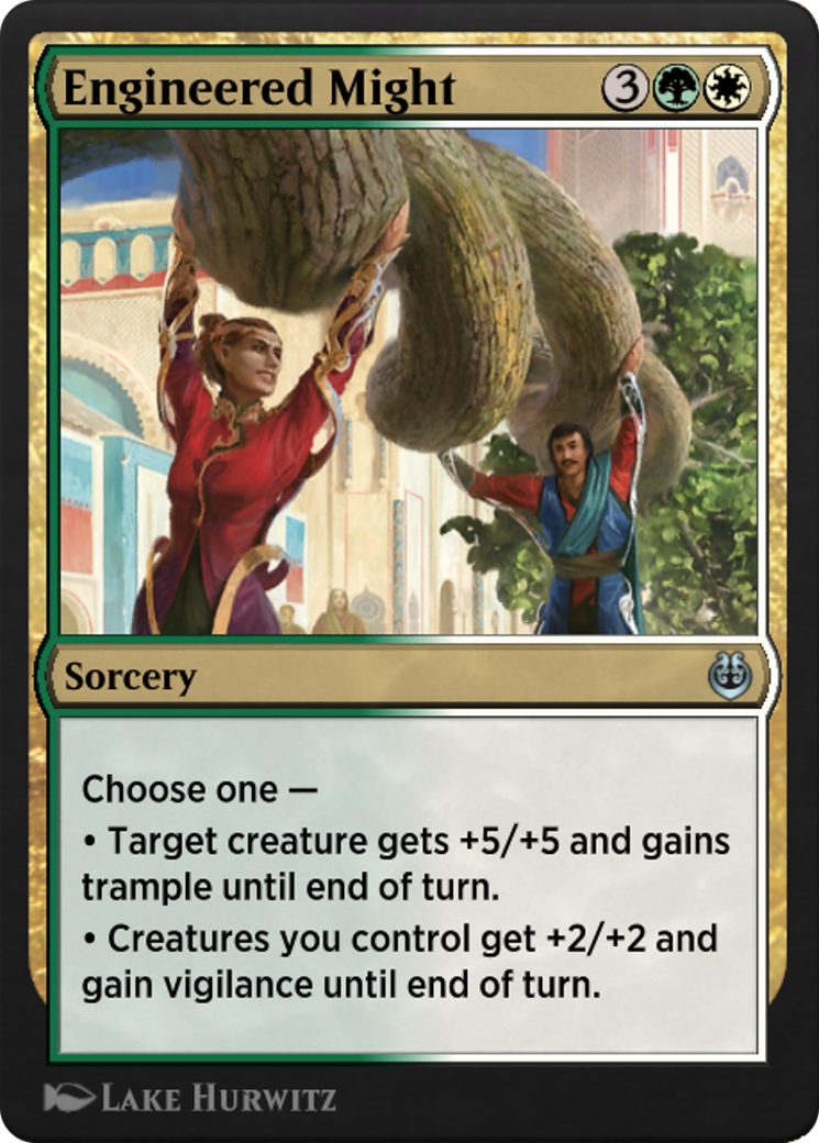 Engineered Might (KLR-195) [Kaladesh Remastered]
