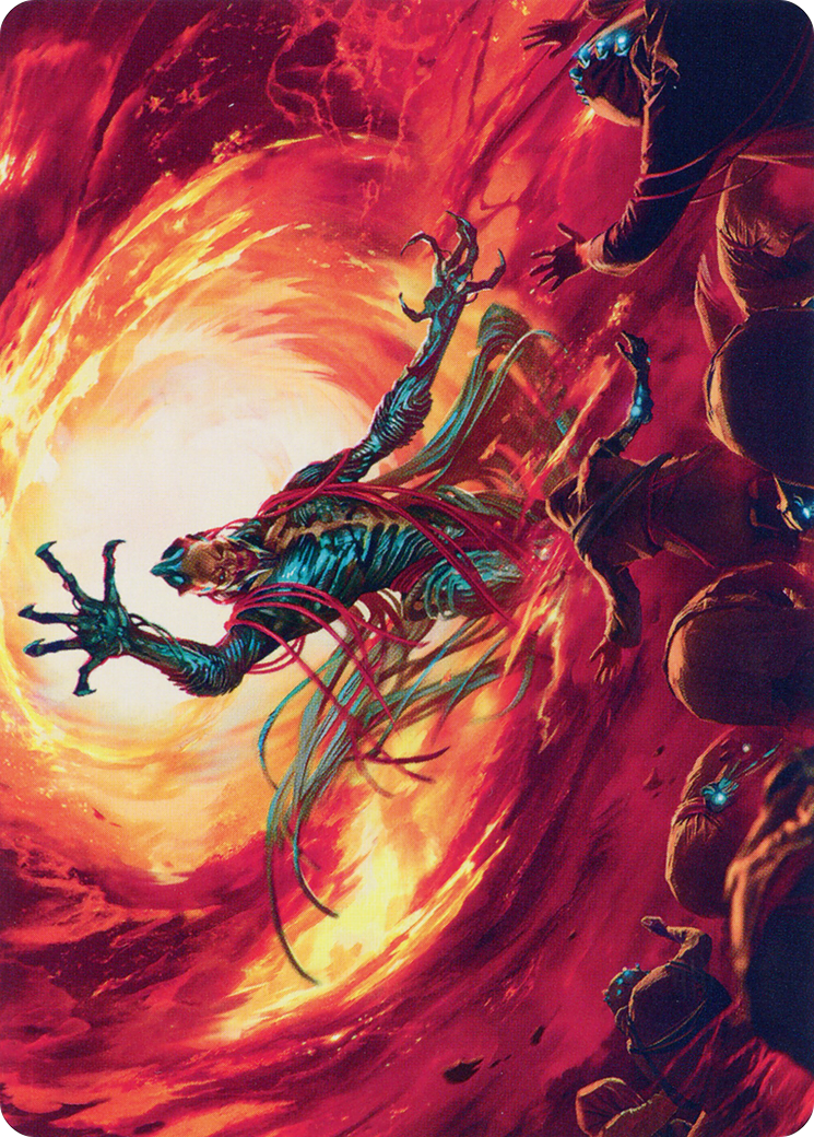 Gix, Yawgmoth Praetor // Gix, Yawgmoth Praetor (ABRO-016) (Borderless) [The Brothers' War Art Series]