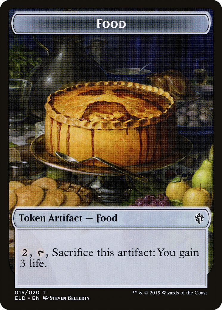 Food (TELD-015) [Throne of Eldraine Tokens] Foil
