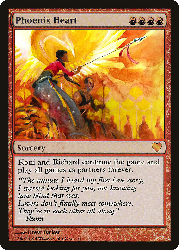 Phoenix Heart (PCEL-007) [Celebration Cards]