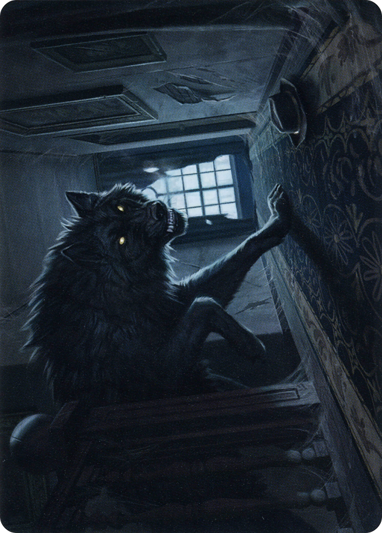 Primal Adversary // Primal Adversary (AMID-052) (Borderless) [Midnight Hunt Art Series]