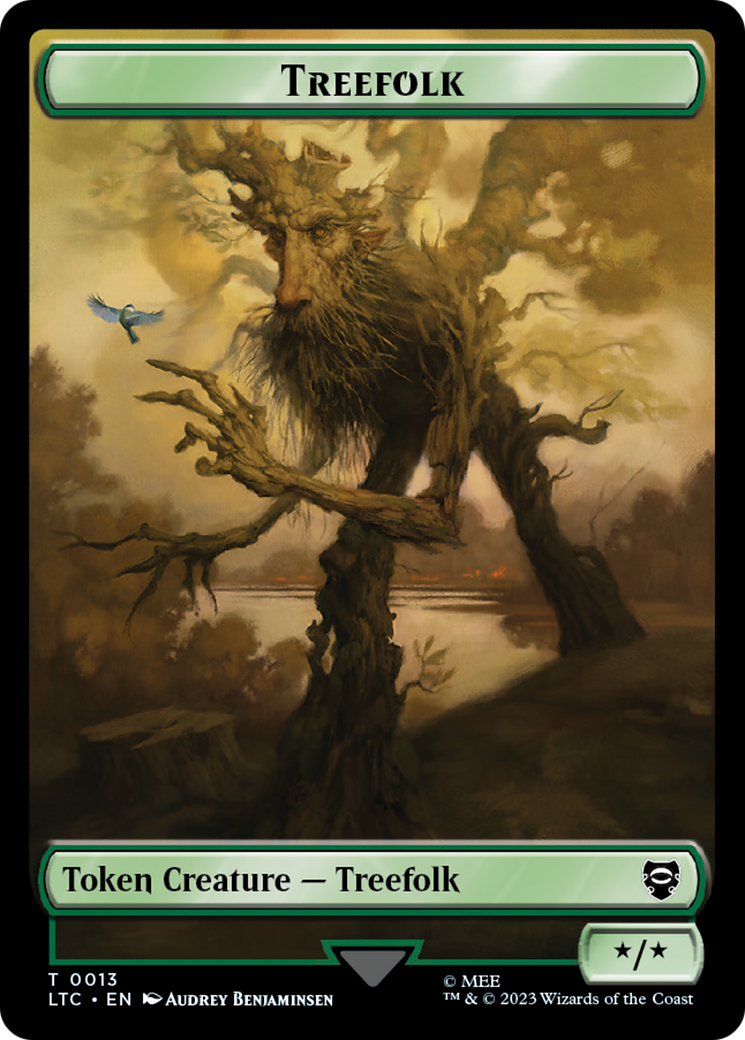 Treefolk (TLTC-013) [Tales of Middle-earth Commander Tokens]