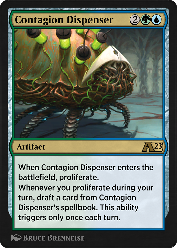 Contagion Dispenser (YONE-019) [Alchemy: Phyrexia]