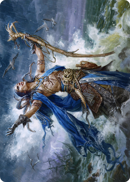 Lier, Disciple of the Drowned // Lier, Disciple of the Drowned (AMID-025) (Borderless) [Midnight Hunt Art Series]