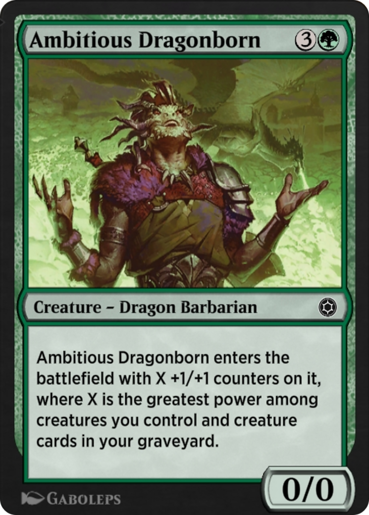 Ambitious Dragonborn (HBG-198) [Alchemy Horizons: Baldur's Gate]
