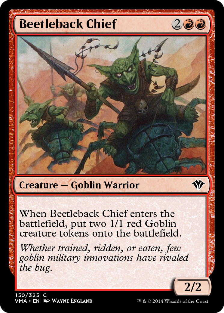 Beetleback Chief (VMA-150) [Vintage Masters] Foil