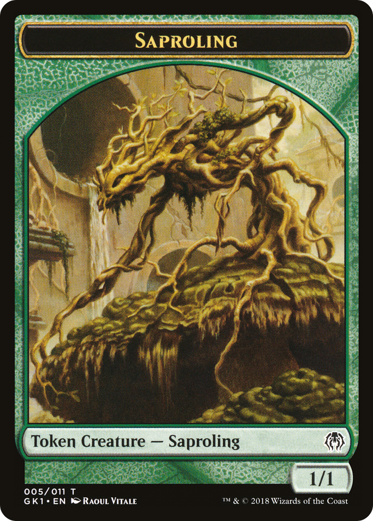 Saproling // Insect (TGK1-005) [GRN Guild Kit Tokens]