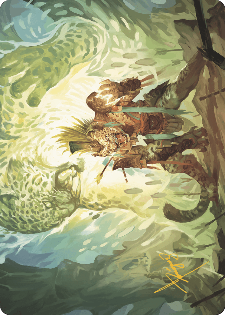 Might of the Ancestors // Might of the Ancestors (ALCI-002) (Borderless) [The Lost Caverns of Ixalan Art Series]
