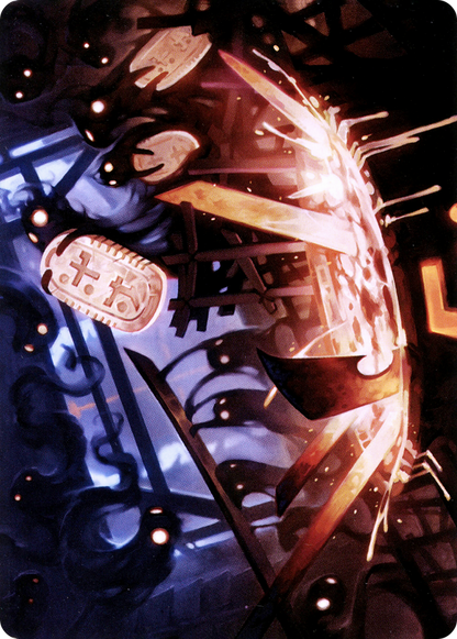 Smoke Spirits' Aid // Smoke Spirits' Aid (ANEO-041) (Borderless) [Neon Dynasty Art Series] Foil