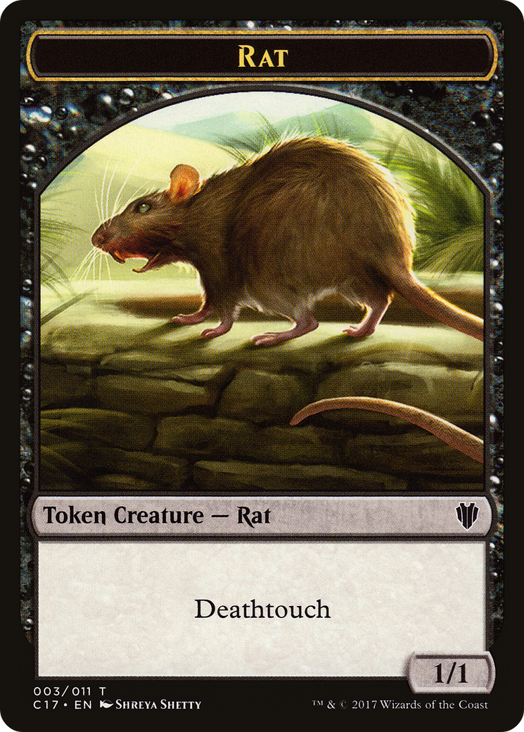Rat (TC17-003) [Commander 2017 Tokens]