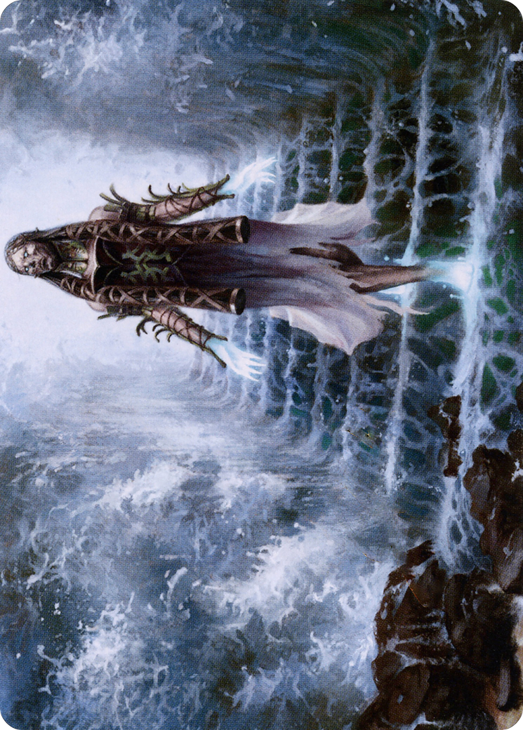 Karfell Harbinger // Karfell Harbinger (ASKHM-017) (Borderless) [Art Series: Kaldheim] Foil