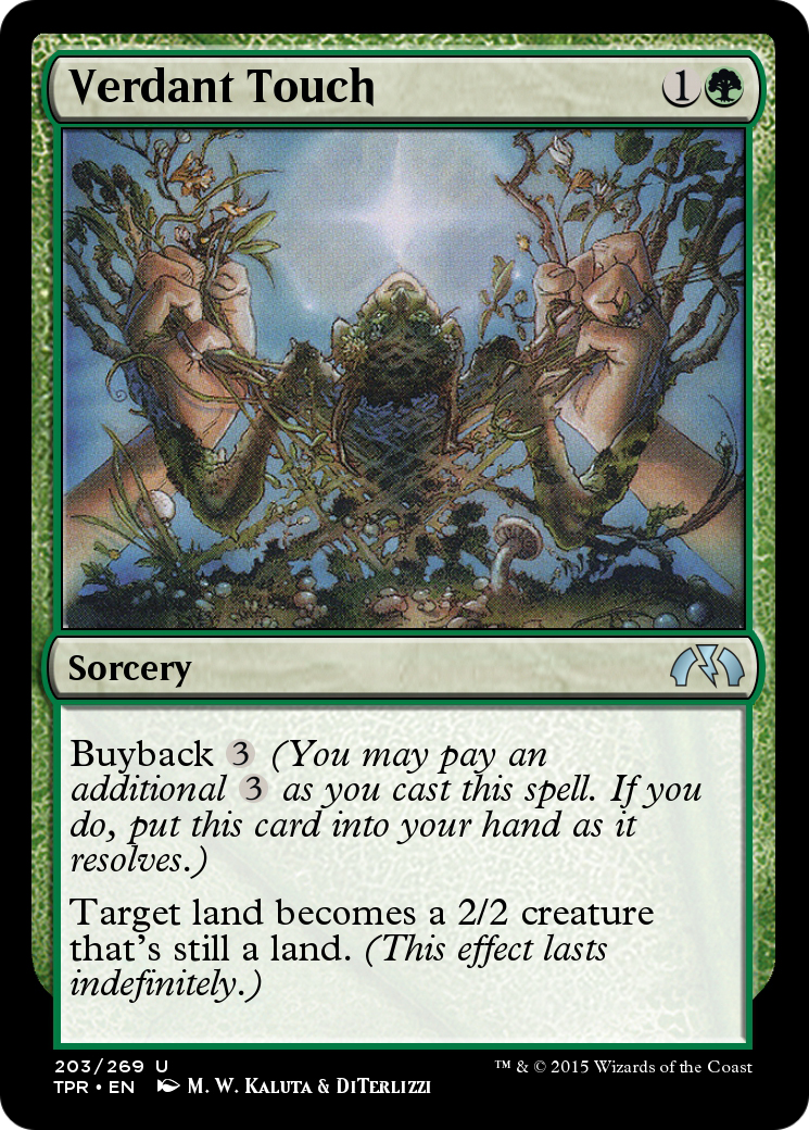 Verdant Touch (TPR-203) [Tempest Remastered] Foil