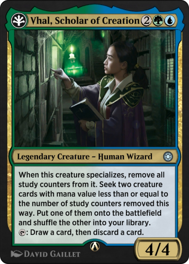Vhal, Scholar of Creation (HBG-08G) [Alchemy Horizons: Baldur's Gate]