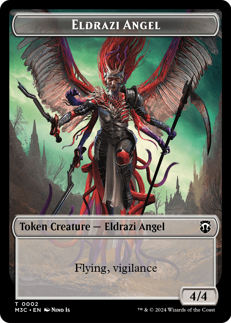 Eldrazi Angel (TM3C-002) [Modern Horizons 3 Commander Tokens] Foil