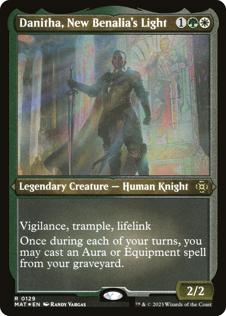 Danitha, New Benalia's Light (Foil Etched) (MAT-129) [March of the Machine: The Aftermath] Foil