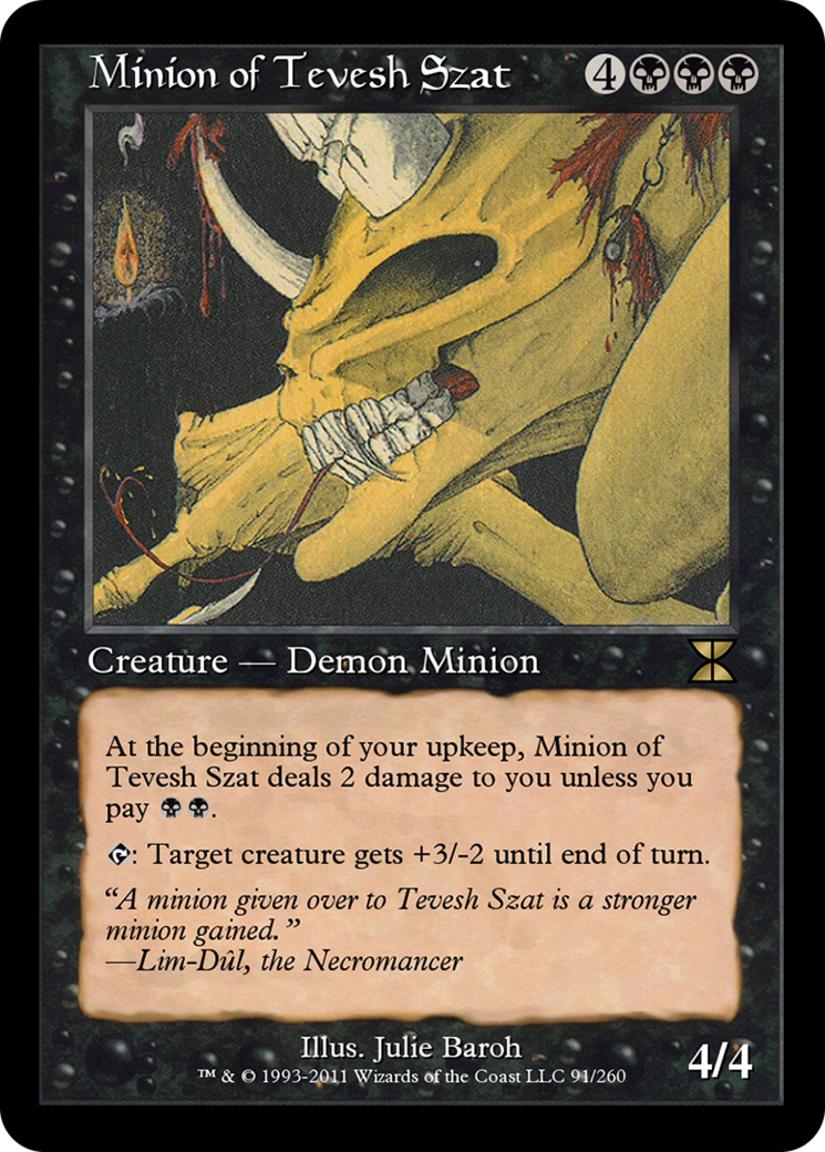 Minion of Tevesh Szat (ME4-091) [Masters Edition IV] Foil