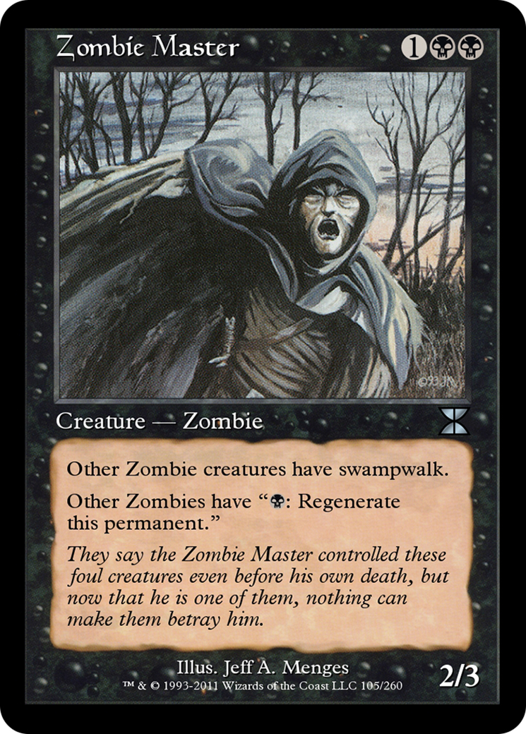 Zombie Master (ME4-105) [Masters Edition IV] Foil